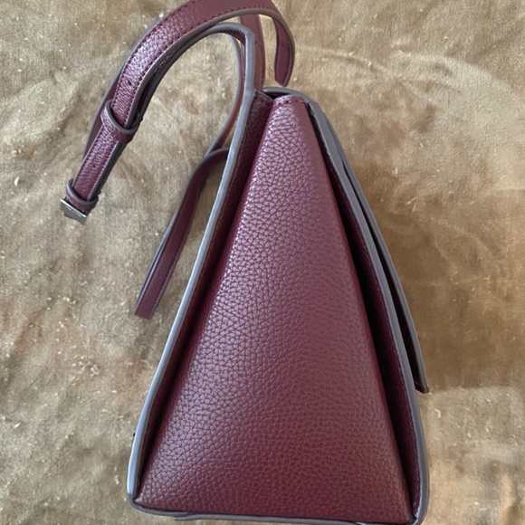 Maroon Crossbody Satchel - Picture 7 of 10